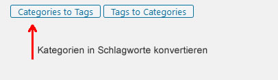 Kategorien in Schlagworte wandeln